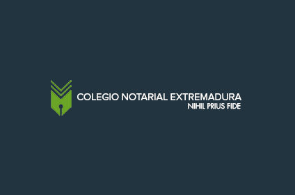 imagen logotipo del Ilustre Colegio Notarial de Extremadura